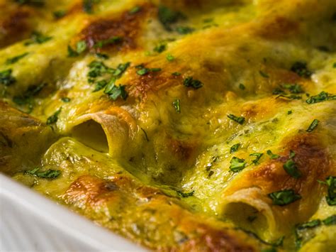 Poblano Sour Cream Enchiladas Live Play Eat