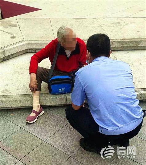 八旬老人意外跌倒受伤 市北民警及时送医 儿子 情况 核酸