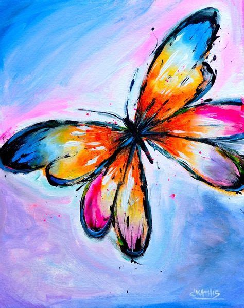 Simple Butterfly Painting At Explore Collection Of Simple Butterfly Painting