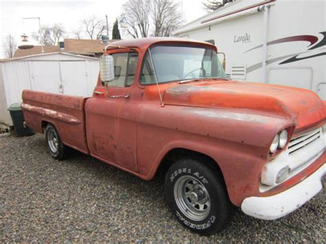 Chevy Longbed Fleetside Apache Pickup For Sale Photos Technical