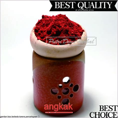 Jual Angkak Bubuk Gram Serbuk Beras Ragi Merah Red Yeast Rice