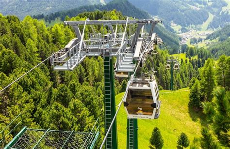 Premium Photo | Italy 19062019 cabin of cable car lift col raiser ...