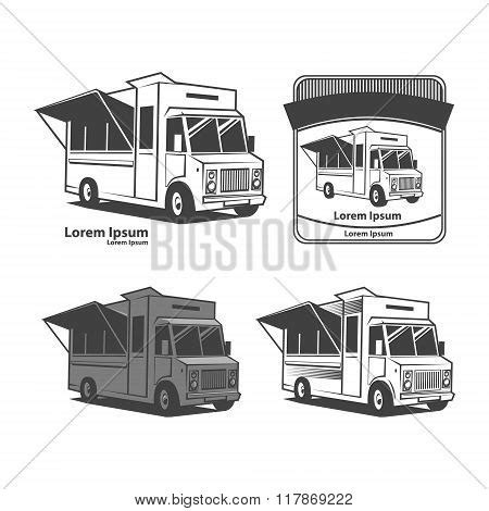 Food Truck Logo Vector & Photo (Free Trial) | Bigstock