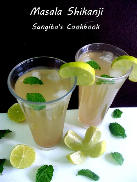 Sangita S Cookbook Masala Shikanji Recipe Indian Lemonade