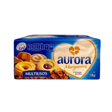 MARGARINA MULTIUSOS AURORA 1 KG Super cremerías Ruiz