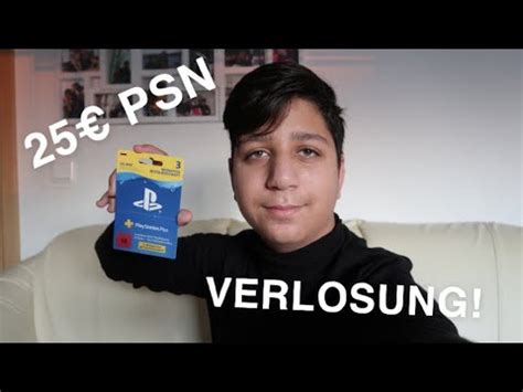 PSN CARD VERLOSUNG Gewinnspiel YouTube