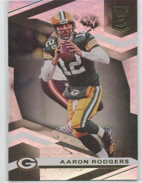 2020 PANINI DONRUSS Elite 68 Aaron Rodgers GREEN BAY PACKERS Base Card