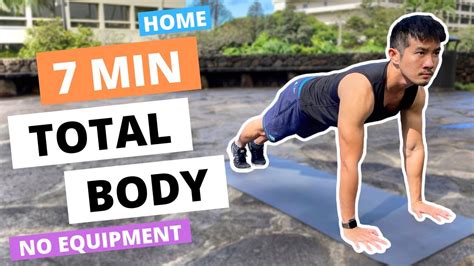 7 Minute Full Body Home Workout For Beginners No Equipment Chao