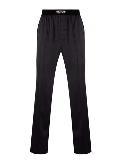 Buy Tom Ford Silk Pajama Pants Black At 23 Off Editorialist