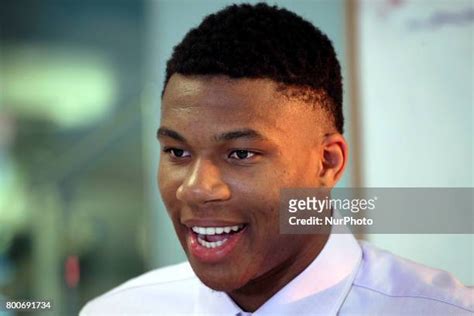 Giannis And Thanasis Antetokounmpo At The Occ In Athens Greece Photos And Premium High Res