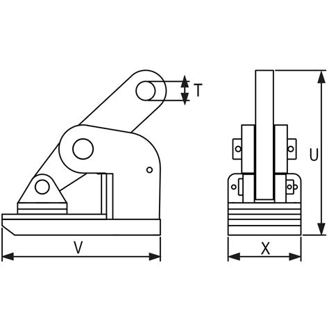 Hvataljka Za Lim Inox Horizontalna Tip STS A RX Lift Remex D O O