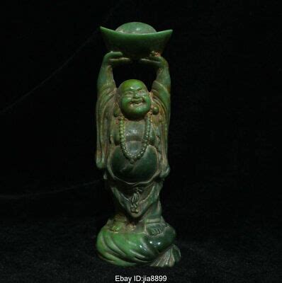 Buddha - Green Jade Buddha Statue