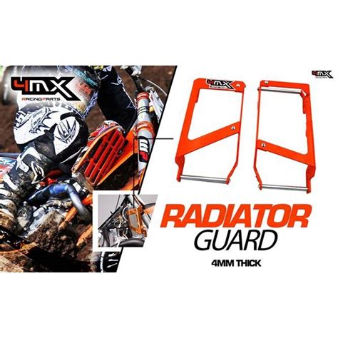 REFUERZOS DE RADIADOR 4MX RADIATOR GUARD KTM SX SXF EXC EXC F