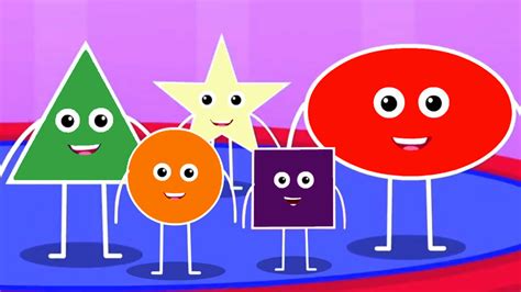 Fïve Lïttle Shapes Learn Shapes Shapes Song For Kids And Chïldren