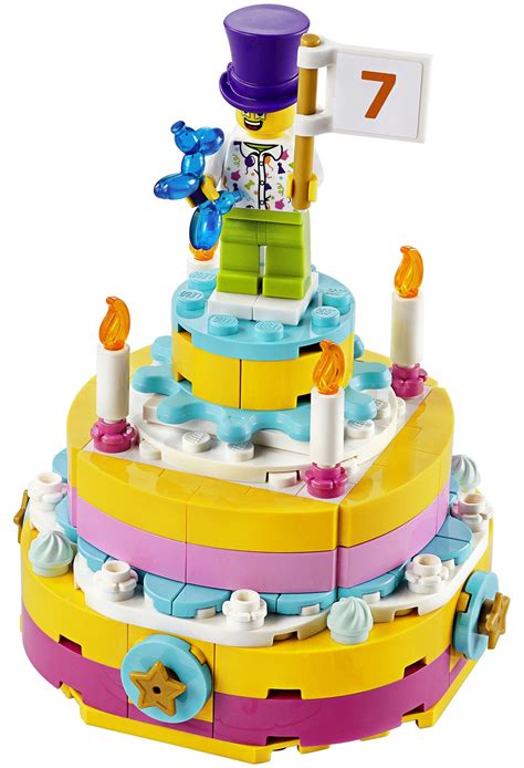 Lego Birthday Party Set 40382 With Buildable Cake And Minifigure In Box