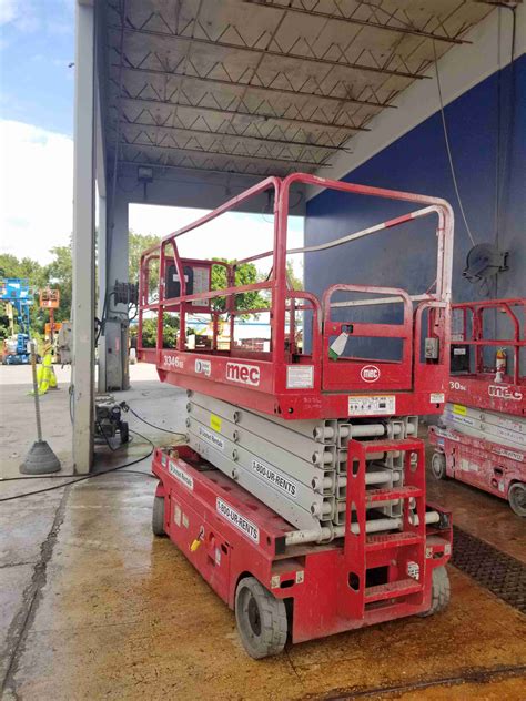 Used 2017 Mec 3346se Electric Scissor Lift For Sale In Davie Fl