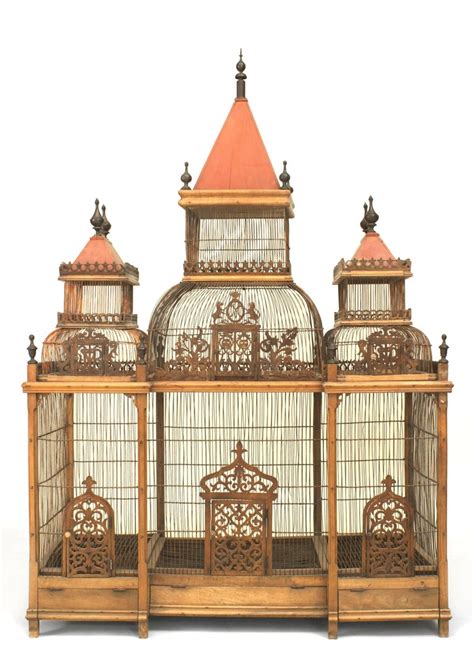 French Victorian Walnut Bird Cage For Sale At 1stdibs Victorian Bird