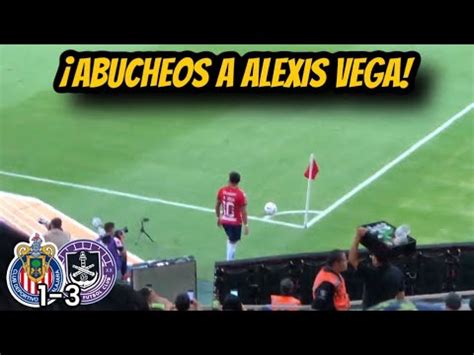 AFICIÓN de CHIVAS ABUCHEA a ALEXIS VEGA en el CHIVAS vs Mazatlán 1 3