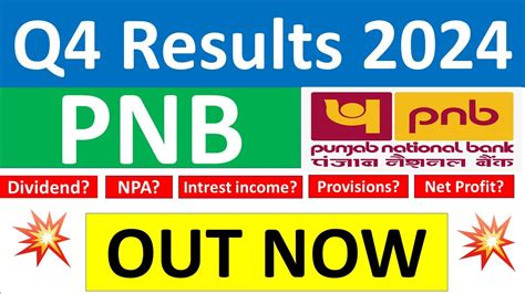 PNB Q4 Results 2024 PNB Results Today PNB Share News PNB Latest