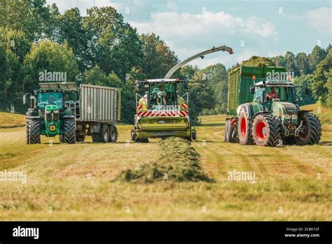 Bavaria Germany August Claas Jaguar Harvester A John