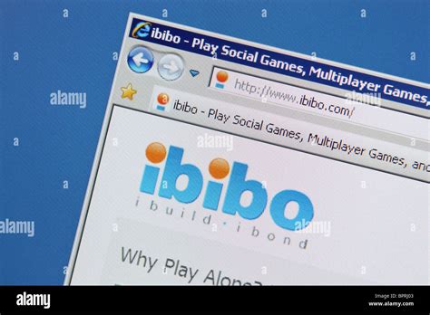 ibibo ibibo.com social multiplayer games Stock Photo - Alamy