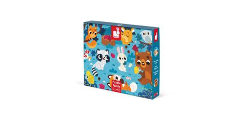 Puzzle Tactile Les Animaux De La For T Janod Mon Cadeau Enfant