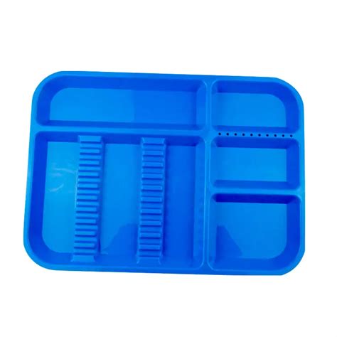 Disposable Plastic Dental Instrument Tray With Divided Portions