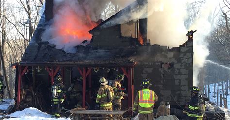 Putnam Valley house fire on Woods End Road