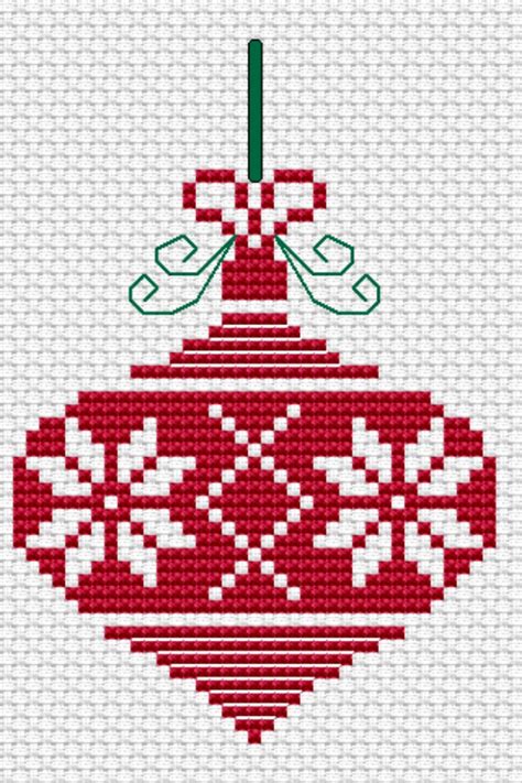 Christmas Ornaments Cross Stitch Patterns | The Cake Boutique