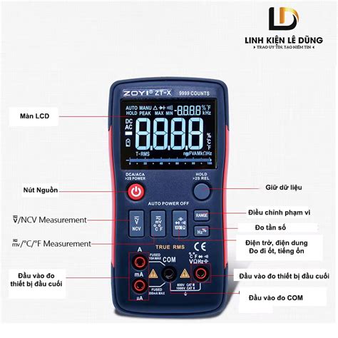 Thiết Bị Máy Móc :: Đồng Hồ Đo Zoyi ZT-X