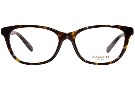 Coach Hc6180f 5120 Eyeglasses Womens Dark Tortoise Full Rim 54 16 140