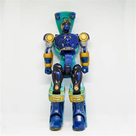 Power Ranger Navy Thunder Triple Zord Morphin Bandai Original