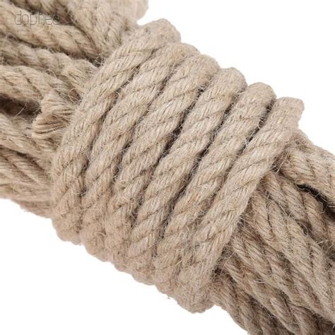 Cqinju Ficelle De Jardin Mm Jute Tissu Corde Rouleau Rouleau De