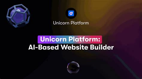 Unicorn Platform The Best AI Website Builder