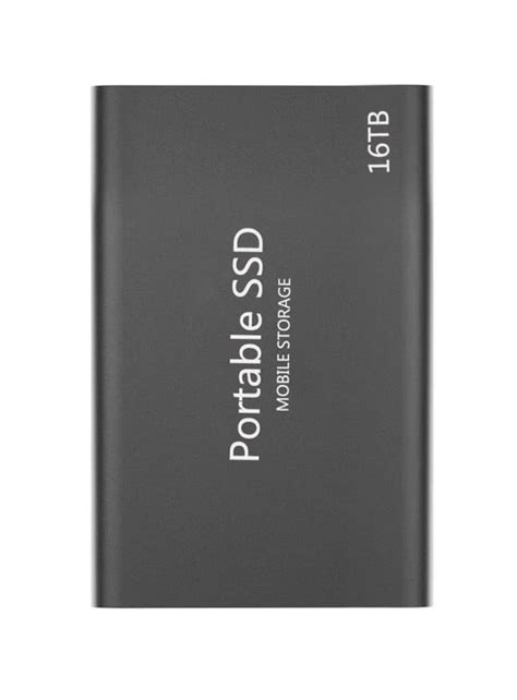 CHOU Portable Hard Drive Gen2.0 BLACK16TB USB3.1 External SSD for PC ...