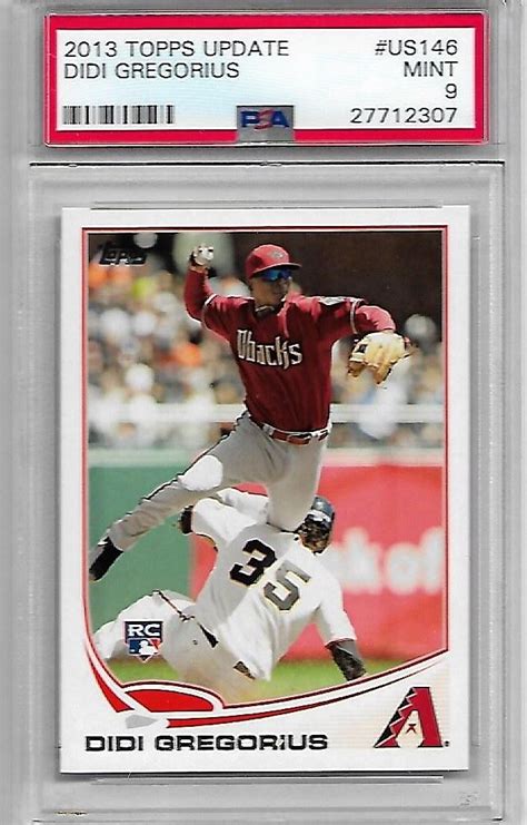 2013 Topps Update US146 Didi Gregorius RC Rookie Graded PSA 9 Mint EBay