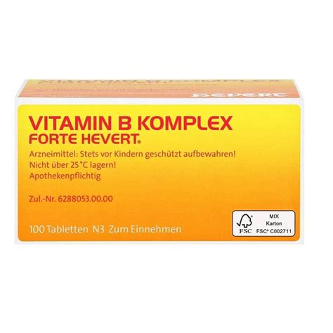 Vitamin B Komplex Forte Hevert Tabletten St