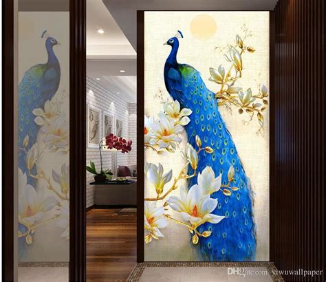 Blue Peacock Painting at PaintingValley.com | Explore collection of ...