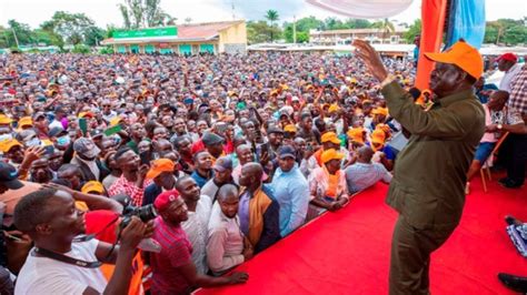 LIVE Raila Odinga His Azimio Brigade In Lamu YouTube