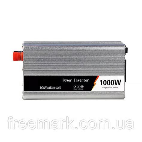 Преобразователь напряжения инвертор Ukc Acdc 12v 220v 1000w Power Inverter Silver цена 2049