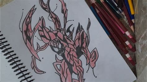 How To Draw Carnage Draw And Colour Toutorial Carnage Drawing