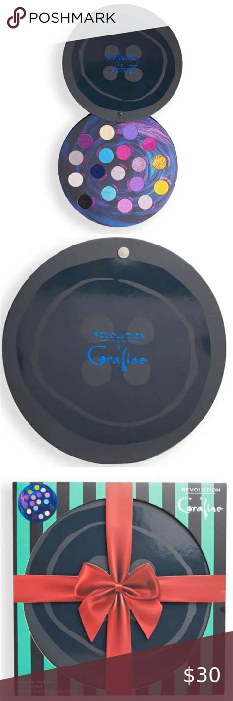 Coraline X Makeup Revolution Button Eye Eyeshadow Palette In 2022 Makeup Revolution Eyeshadow