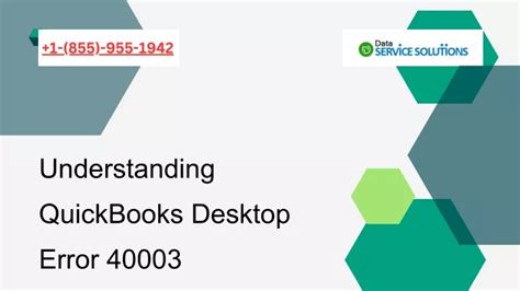 Ppt How To Fix Quickbooks Desktop Error A Step By Step Guide