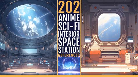 ArtStation - 202 Anime Sci-Fi Interior Space Station | Artworks