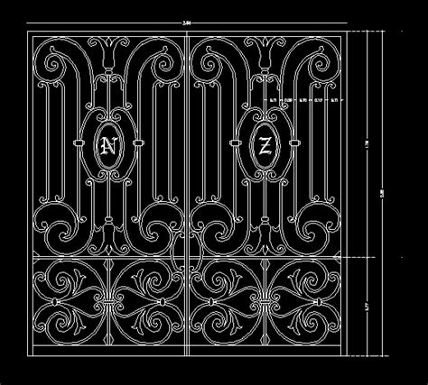 Rejas En DWG 54 67 KB Librería CAD