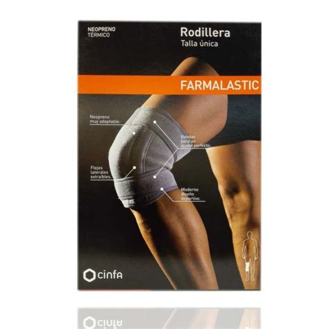 Farmalastic Rodillera Neopreno Gris T Unica Farmacia Gt