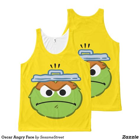 Oscar Angry Face All-Over-Print Tank Top | Presents for kids, Angry ...