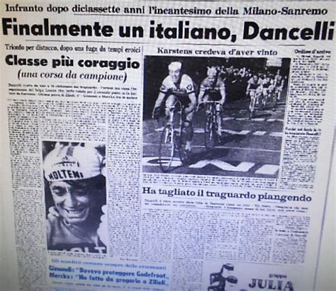 Michele Dancelli Il Grande Ciclismo Italiano