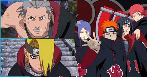 Akatsuki Todos os membros da organização de Naruto do mais fraco ao