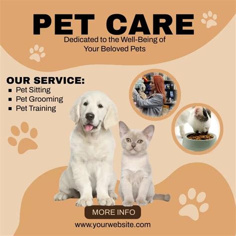 Pet Care Template Postermywall